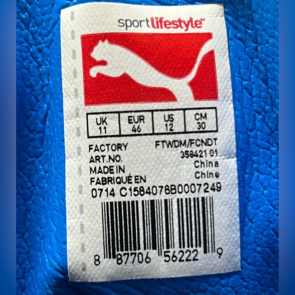 Puma Stepper Classic Hyper 90's Sneaker Mens
Blue Sneakers 12M (US) - Picture 12 of 13